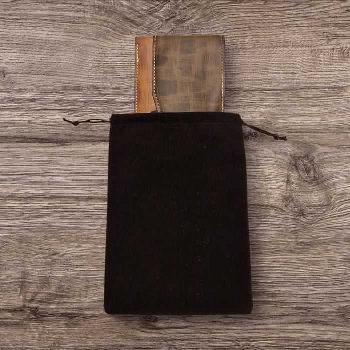 Carteira De Pele Com Porta-Moedas (Castanho)