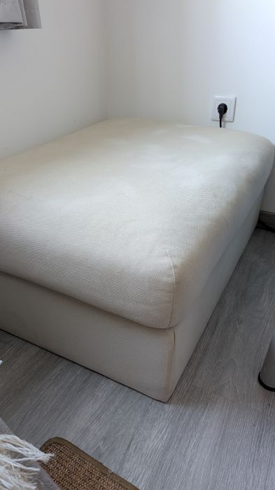 VIMLE Repousa-pés c/arrumação Hallarp - Bege (IKEA)