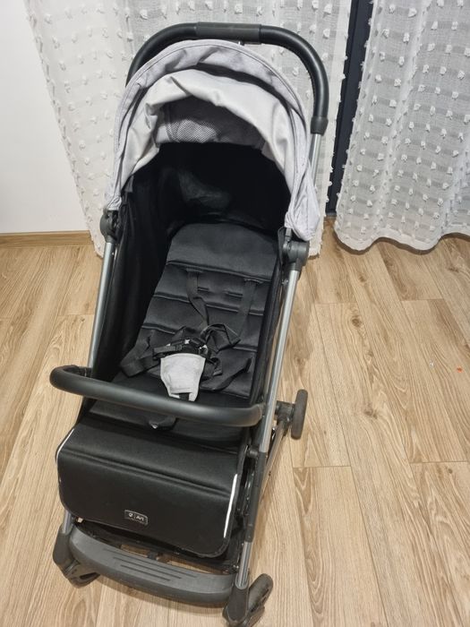 WÓZEK SPACEROWY ESPIRO ART 107 Gray center lekki kompaktowy