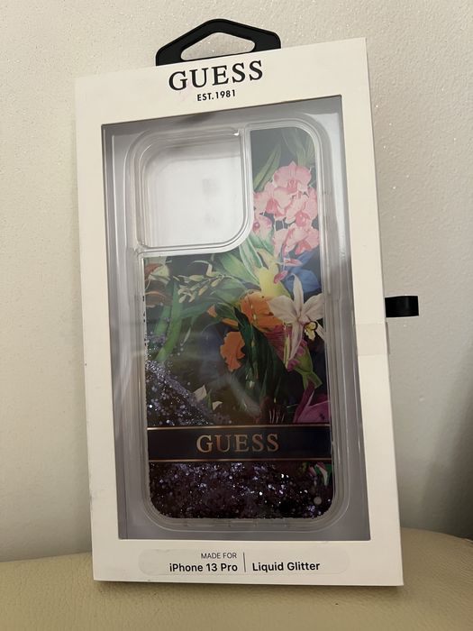 Case iPhone 13 Pro Guess Liquid Glitter
