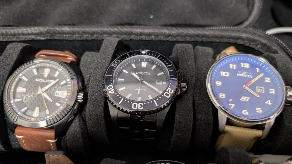 Lote de Relógios –  Invicta + Police + outros