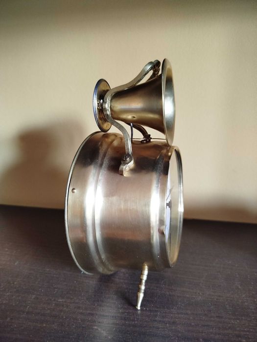 Niemiecki budzik HAU  "PHONOS" ok. 1905 , unikalny