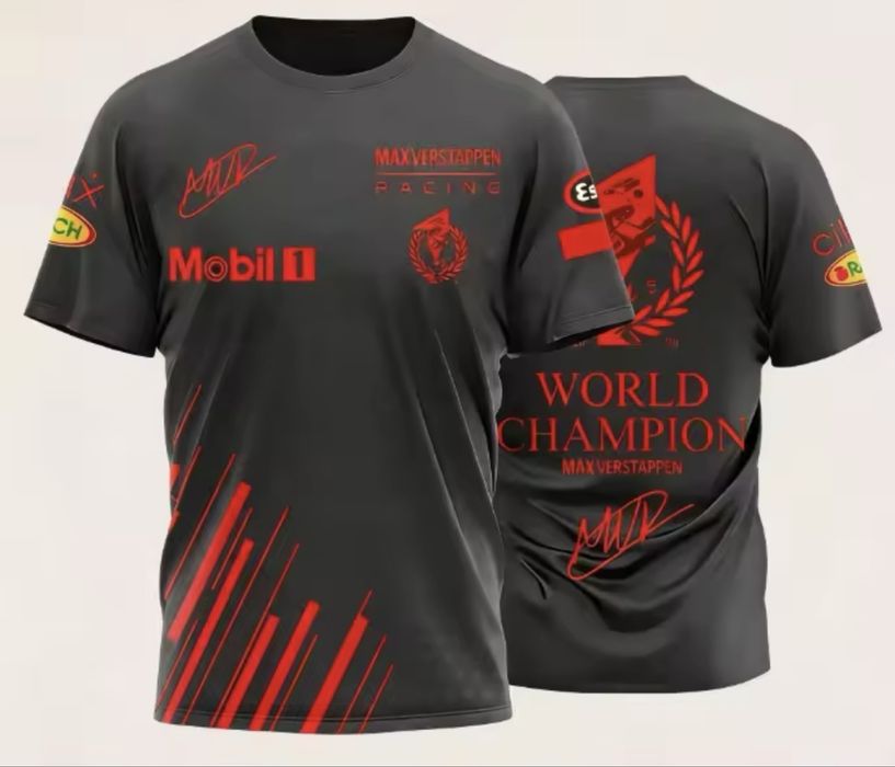 Max Verstappen Tshirt Campeão