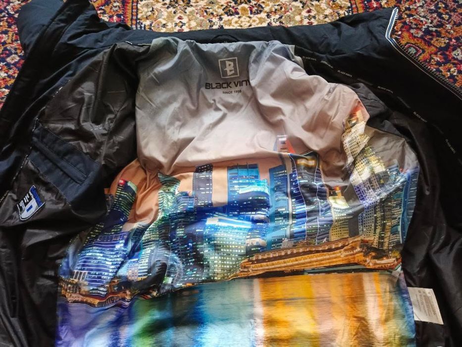 Куртка зимова BLACK VINYL ( Розмір на: 54 )