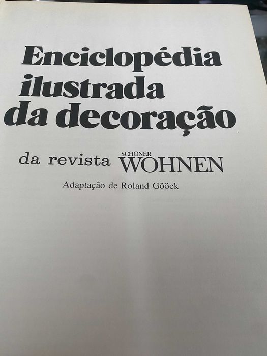 Livro Enciclopedia ilustrada da decoração