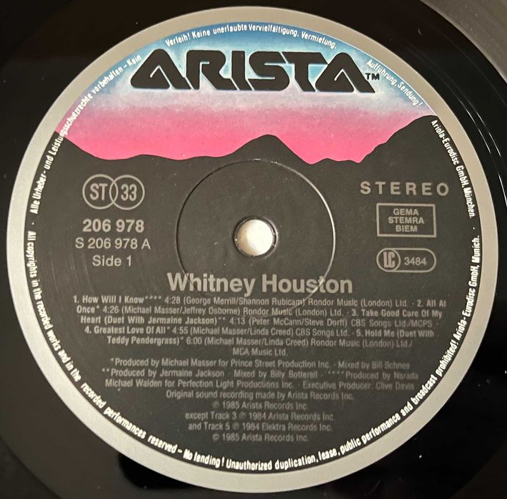 платівки ABBA, Sandra, W.Houston, Boney M, G.Gaynor, Space, etc