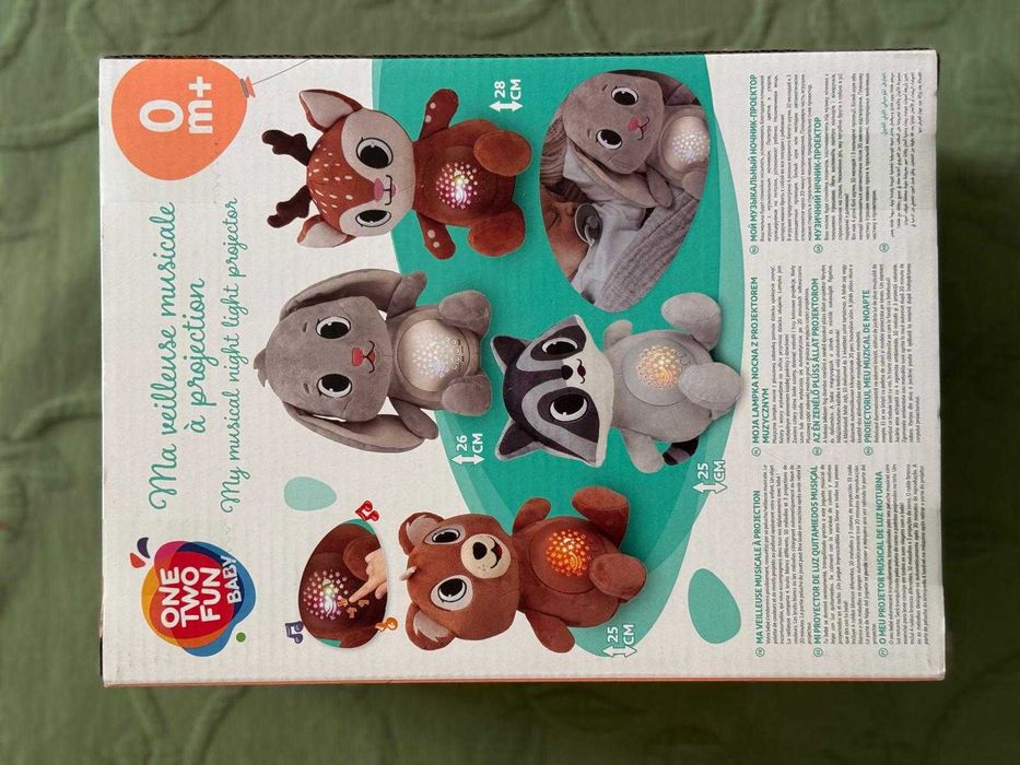 Peluche com projeção musical - Novo