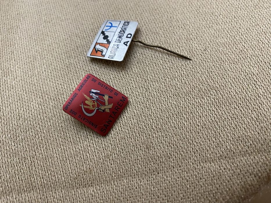 Pins partidários de colecionador