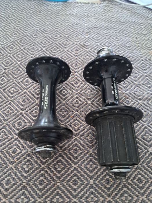 Komplet piast Shimano 105 HB-5501 / FH-5501 (Przód + Tył)