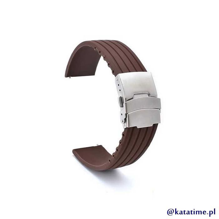 BRANSOLETKA PASEK DO ZEGARKA męskiego damskiego gumowa silikon 24 mm