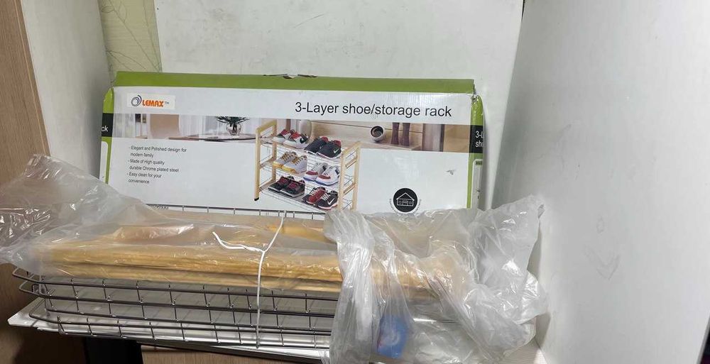Підставка під взуття 3-х ярусна LEMAX 732x260x700 mm нова