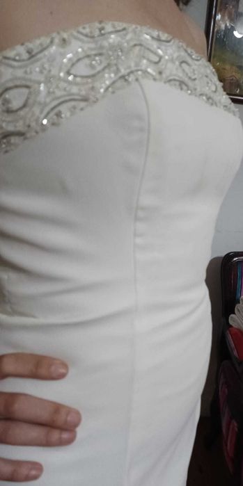 Lindíssimo vestido de noiva intemporal