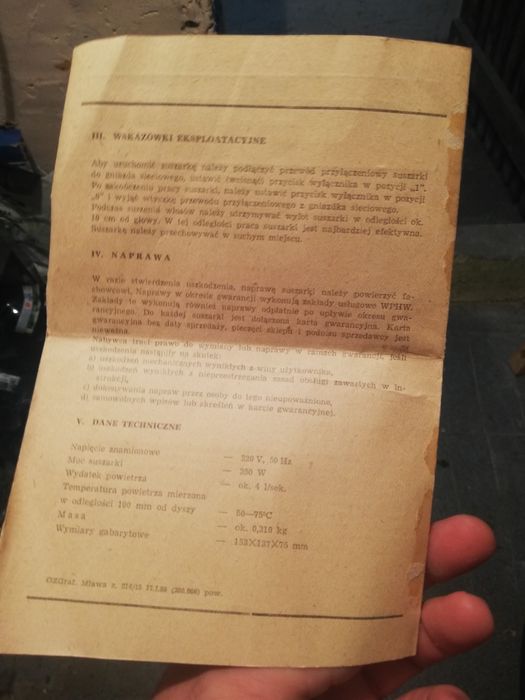 Suszarka retro dla konesera