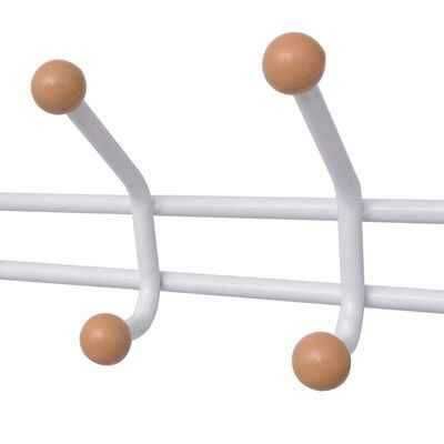 NOVO - Cabide/ Suporte para roupas com sapateira 68x32x182,5 cm branco