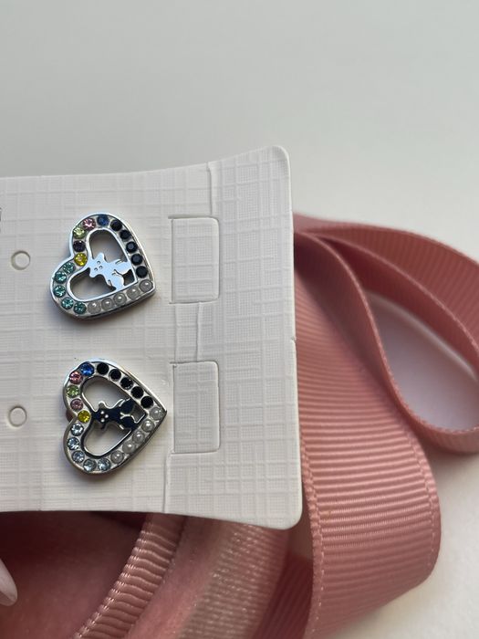 Kolczyki misie zdobienia z misiami miś bear earrings srebrne stal