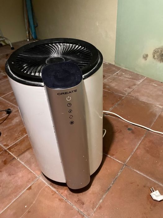 purificador de ar e ventoinha create air pure studio