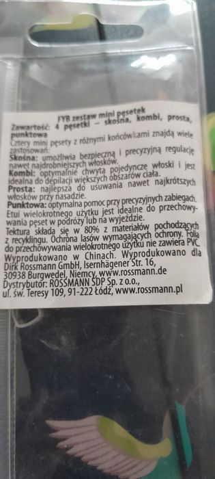 Zestaw mini pęsetek