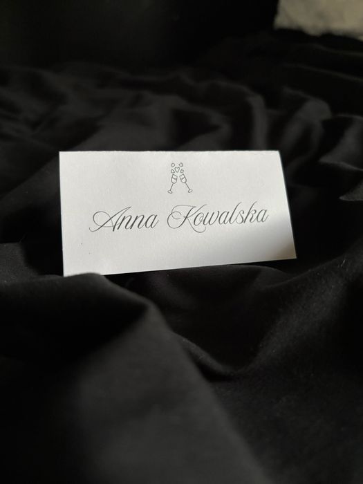 Winietki ślubne możliwa personalizacja