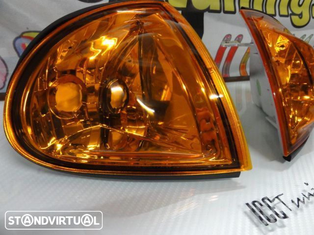 Piscas frontais + lâmpadas de pisca diaden vision para Honda CRX Del Sol 1992-1997 fundo Laranja EURO LOOK