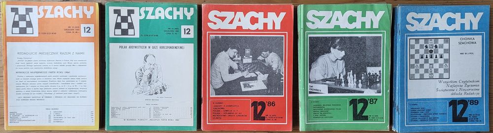 Szachy- miesięcznik (kompletne roczniki)