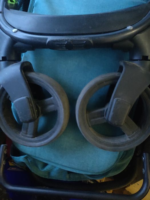 Коляска прогулочная серая carello