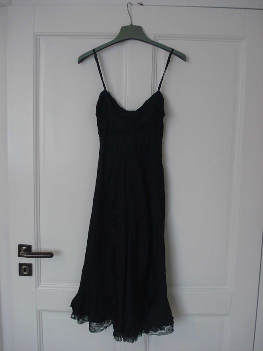 Sukienka mała czarna RIVER ISLAND studniówka, karnawał 36 / S