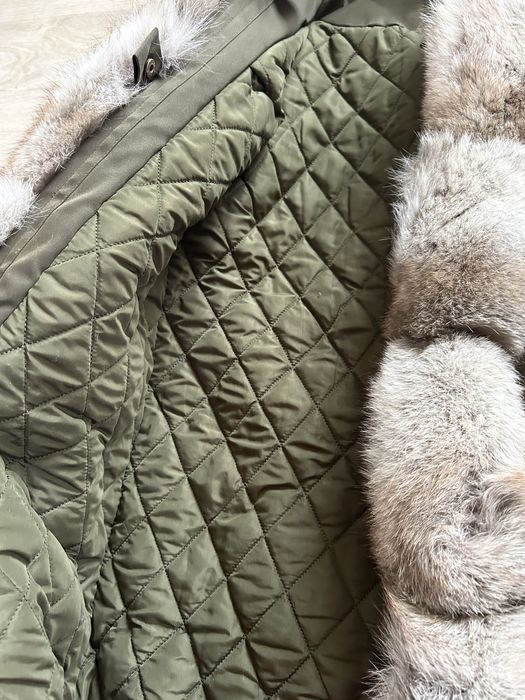 Парка с натуральным мехом