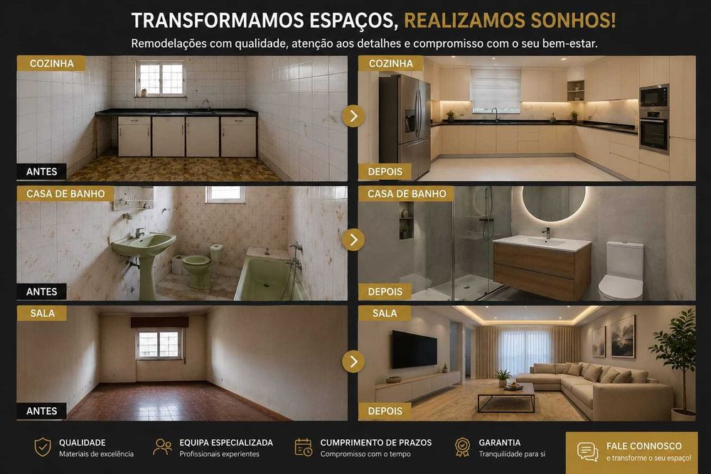 Empreiteiro Algarve - Obras e Remodelações - assistência técnica 24h Montagem e reparação