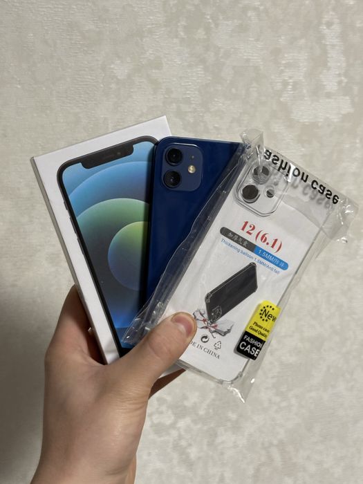 iPhone 12 64 GB blue, айфон 12 64ГБ синій акумулятор 96%
