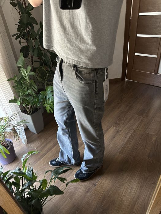 Bootcut gray archive washed jeans opium levi 512 527  фларед flared прямі серые клеш кльош черные буткат прямые клеш регуляр сірі архив унісекс