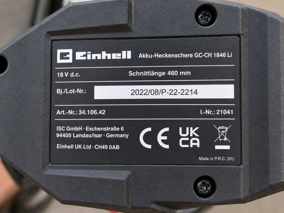 Corta-Sebes Einhell a Bateria + Carregador