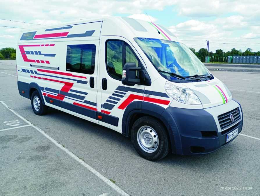 Kamper Fiat Ducato 3.0 2013r zamiana na  dom mieszkalny /mieszkanie