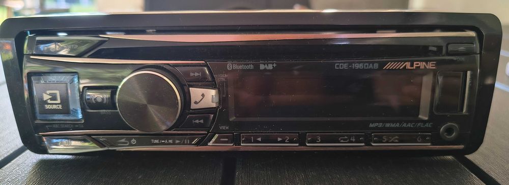 Alpine cde 196 dab 196dab radio samochodowe bluetooth