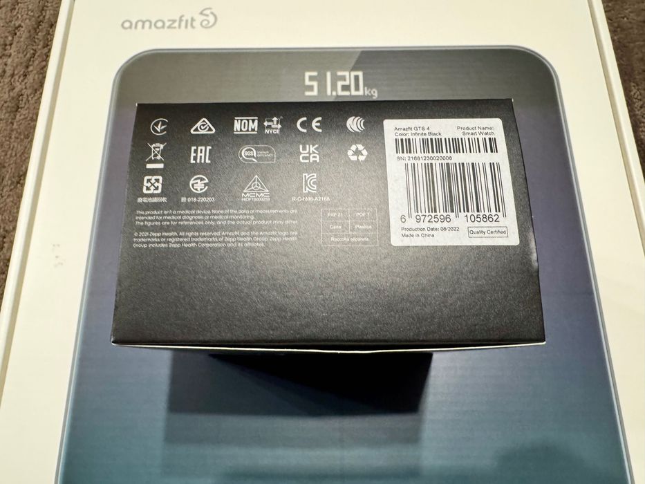 Amazfit GTS 4 Infinite Black + Smart Scale