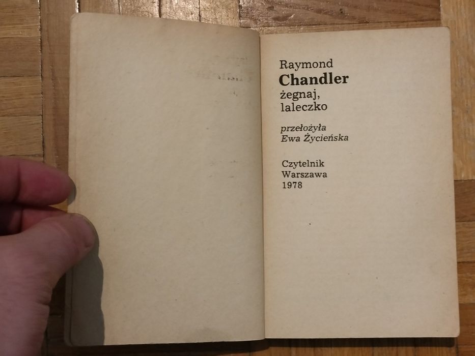 Żegnaj, laleczko Raymond Chandler