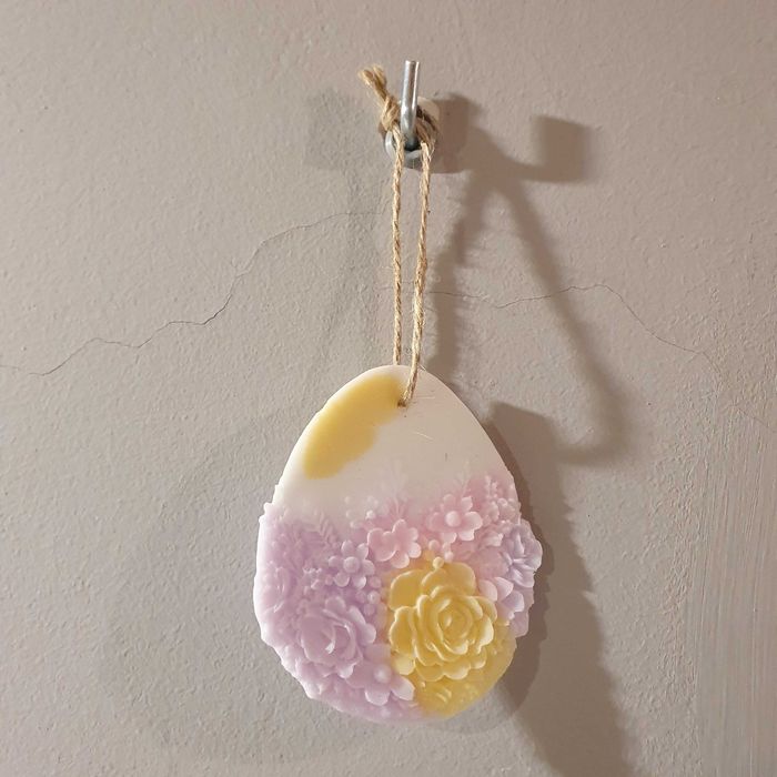 Pachnace mydlane zawieszki na wielkanoc