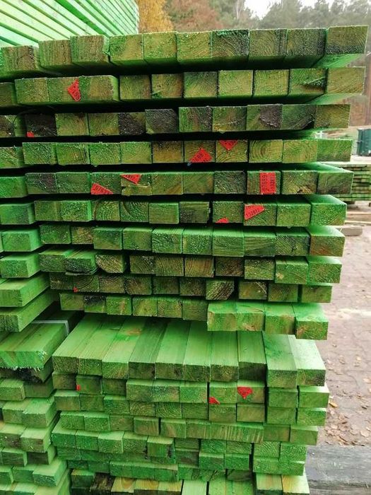 Łaty 6x4  łata długość 3m , 4 m  impregnowane transport