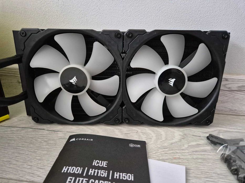 преміум водяне охолодження 280mm Corsair H115i Elite Capellix iCUE гарантія