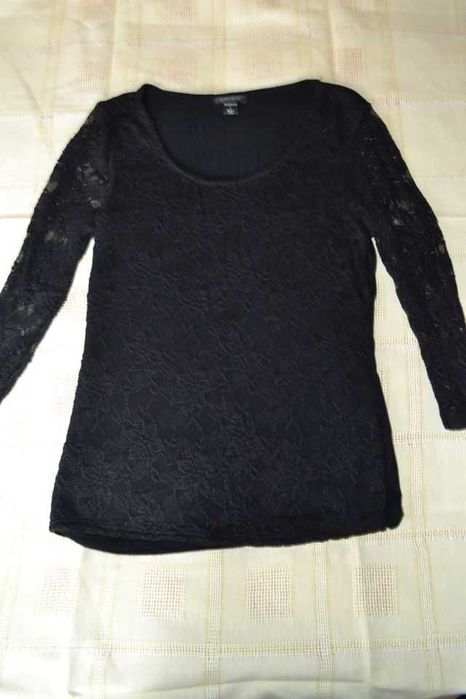 Bluzka damska Amisu z koronkowym przodem r. L