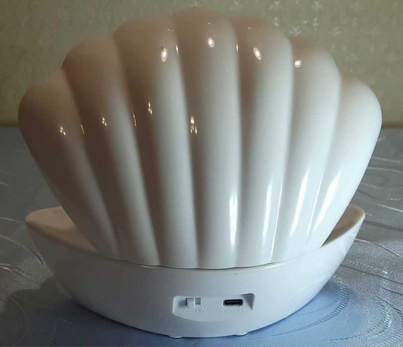 Светильник-ракушка с жемчужиной, LED ночник светильник USB