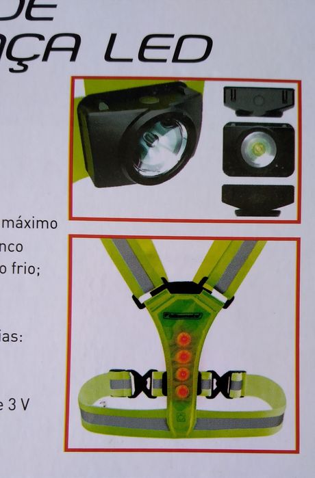 Suspensórios / Colete reflector LED