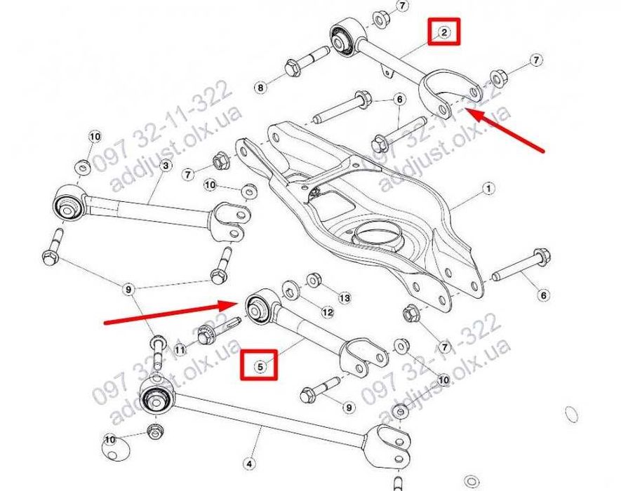Ричаги Важелі Регульовані Розвальні TESLA MODEL 3, MODEL Y. Преміум!