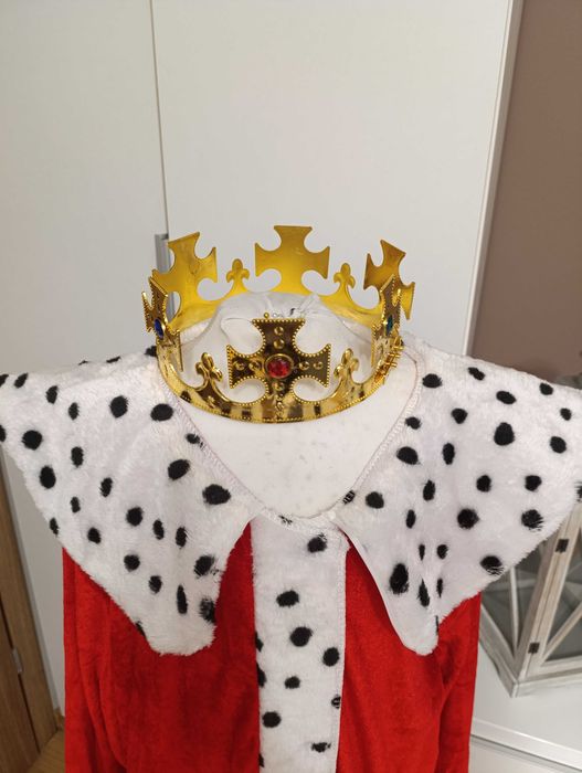 NOWY strój karnawałowy szata KRÓL KRÓLA kostium jasełka 158/164 (19)