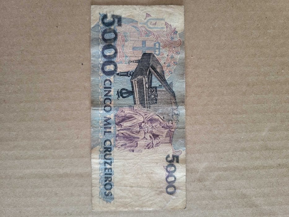 Nota 5000 Cruzeiros - Antônio Carlos Gomes