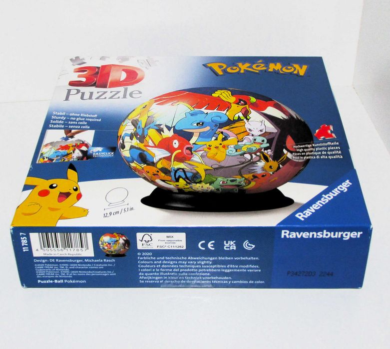 Pokémon 3D Puzzle Ravensburger Novo/Selado