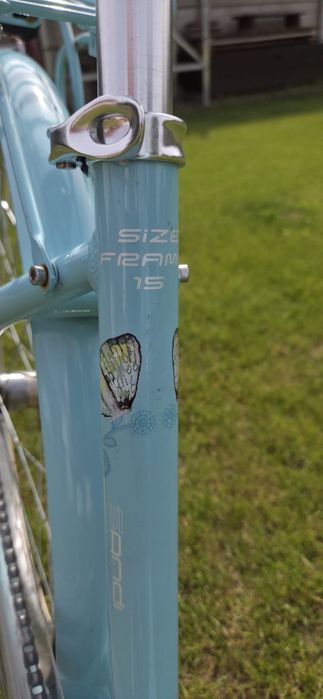 Rower miejski damski ONILUS City Line | Śliczny błękitny, stan bdb!