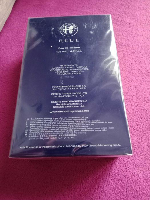 Alfa Romeo Blue woda toaletowa 125ml