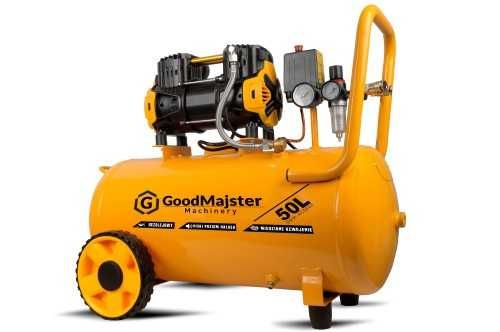 Kompresor bezolejowy - 50L - 1500W - GoodMajster Machinery GMM-AC50OF