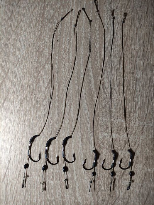 Монтаж карповый кормушка пружина на 2 крючка карп, карась.