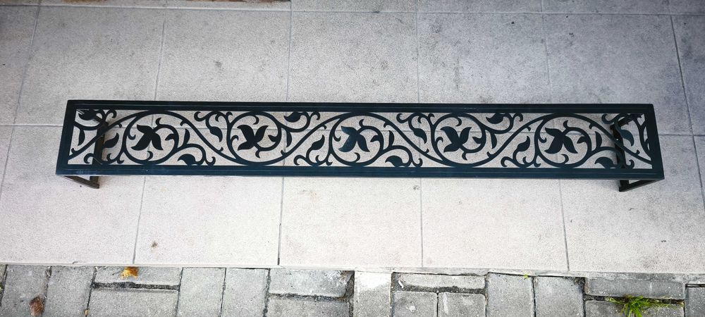 Barierka na parapet, płotek na okno wycięty metodą CNC, DŁUGOŚĆ-114,3